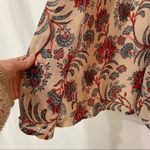 BB Dakota Alissa Beige & Orange Floral Swing Dress Women S Nordstrom Boho Fringe Photo 4