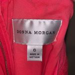 Donna Morgan  Geranium Short Sleeve Lace Sheath Work Dress Size 6 Hot Pink Photo 6