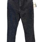 RE/DONE The 70's Crop Boot Jeans sz 31 Black Stoned Noir Stretch NWT inseam 28" Photo 0