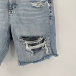 American Eagle  Outfitters Light Wash Cotton Ripped Skater Short Women's Size 6 Photo 4