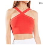 BCBGMAXAZRIA NWOT REVOLVE Jayla Halter Crop Top Size Small Photo 1