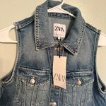 ZARA Denim Romper Photo 7
