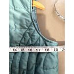 Sigrid Olsen Women's Teal Blue Sleeveless Full Zip Puffer Vest Size Medium Golf Photo 4