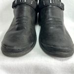 Bzees  Barista Biker Booties Shoes 10 10M Vegan Black Ankle Boots Slip On Photo 3