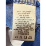 Susan Graver  Blue White Abstract Circle Print 3/4 Sleeve Top Women Size M Photo 8