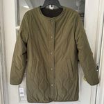 Koolaburra by Ugg Quilted jacket women's size s small olive green reversible New Photo 9