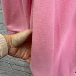 Vintage Carriage Court Fleece Snap Button Night Gown Pink Size S Floral Pocket Photo 5