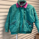 Vintage IZZA Byer California Teal & Pink Jacket women's Size L Blue Size L Photo 5