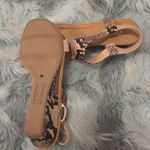 Alfani  Snakeskin Tan and Black Sandals Photo 2