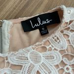 Lulus ‎ My Dearest White Lace Short Sleeve Mini Dress Size Small  Like New Photo 1