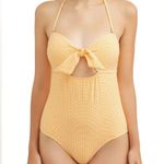 No Boundaries New  Juniors' Gingham Tie One Piece Swimsuit 1X XL Photo 0
