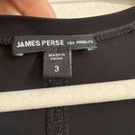 James Perse  Classic Black Long Sleeve Dress Photo 1