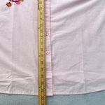 Woman Within  Embroidered Heart Floral 3/4 Sleeve Button‎ Down Shirt 3X Photo 9