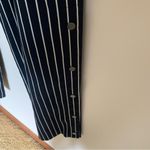 Rachel Roy Navy Blue and White Striped Wide Leg High Rise Palazzo Pants Size 10 Photo 5