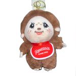 NWOT Monchhichi Plush Keychain/Bag Charm Brown Photo 1