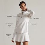 Rhône Course to Court 1/4 Zip UPF 50+ Olive Shadow Green XL Photo 12