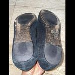 Eileen Fisher  Humor Wedge Ballet Flat in Spotted Suede Black size 7.5‎ Photo 4