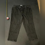 Lane Bryant Lane‎ Bryant Black Rhinestone Embellished Jeans size 20 Photo 1