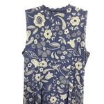 Fresh Produce Blue Floral V Neck Sleeveless Dress Women's Size Small Faux Wrap Photo 3