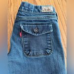 Levi's 545 Low Boot Cut Jeans Womens Size 8 Stretch Y2K Casual Dark Wash Vintage Photo 13
