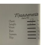 We Wore What NWT  Cropped Sleeveless Popover Shirt Small Antique White Grey Stripe Photo 7