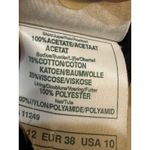 Laura Ashley Vintage 80s Tea Dress Velvet Taffeta Brocade Black Green Size 10 Photo 6