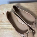 EXPRESS  Women’s Square Toe Ballet Flats in Tan Size 7 Photo 6
