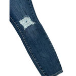 Good American Skinny Jeans Women's Size 0 Dark Blue Distressed Button Fly Denim Photo 2