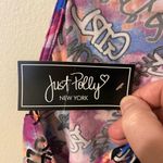New‎ NWT Just Polly New York Purple Girl Power Halter Crop Size XL Photo 2