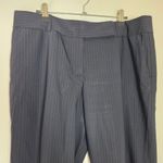 Ann Taylor  Black Pinstripe Dress Pants Photo 1