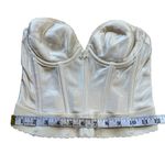 Vintage Adonna Bustier 34B Cream Underwire Longline Bra JCPenny 80s Pinup Corset Size undefined Photo 7