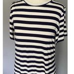Vineyard Vines Maxi Dress Sz Small Navy Blue Stripe Preppy Coastal Nautical EUC Photo 4