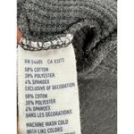 Y2K American Eagle Gray Thermal Pullover Sweater Hooded Shawl Neck Women Large Photo 7