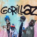 Gorillaz Pastel Tie Dye T-Shirt Large Photo 3