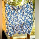 Skies Are Blue  flowy skirt blue flower print size medium Photo 0