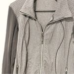 Lululemon Size 10 Nice Asana Jacket Herringbone Heathered Slate Black Jacket Photo 2
