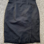 Evan Picone  Black A-Line Office Skirt Formal Neutral Size 12 Photo 0