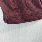 Soma XL Long Sleeve Ribbed Red Brick Top Photo 4