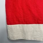 Kate Spade  NEW YORK Linen Dress Womens Size 2 Cherry Red Sheath Holiday Formal Photo 4