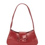 petit moments Bow Bag in Red One Size Womens Shoulder Handbag Purse Photo 0