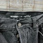 Old Navy High-Waisted Slouchy Straight Cropped Distressed Jeans 10 Zelda Black Photo 1