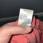 Blair  Melon Orange Pull On Elastic Drawstring High Waist Cargo Capri Pockets Lg Photo 5