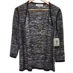 Kasper  Sequins Sweater Cardigan NWT Photo 0