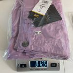 Lee NWOT  women’s relaxed‎ fit mid rise skimmer plum purple stretch capris pants Photo 6