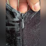 Mystree  Gray Velvet Wide Leg Jumpsuit Photo 2