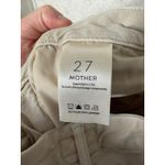 MOTHER The Roller Crop Prep Fray Pants Light Tan Size 27 Wide Leg Raw Hem Photo 10