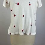 LNA  Cherry Scoop Neck Graphic Tee Photo 4