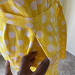 Lisa Marie Fernandez One Shoulder Yellow Polka Dot Maxi Dress NWT Size XXS Photo 5