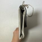 Target Limited Edition Silver Metallic Faux Leather Crossbody Bag Photo 6