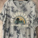 Lane Bryant  Blue Tie Dye Yellowstone National Park Short Sleeve Graphic T 22/24 Photo 1